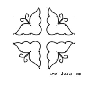 Butterfly Kolam 11