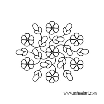 Flower Kolam 66