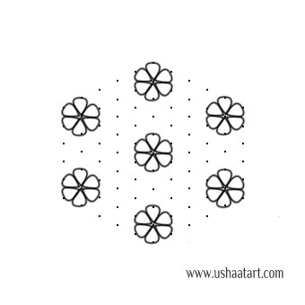 Flower Kolam 66