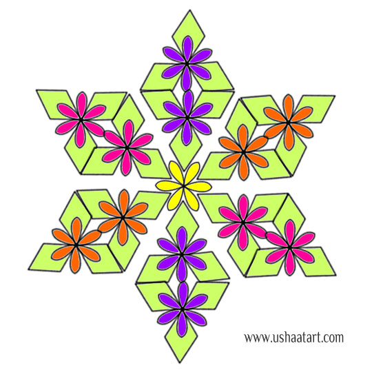Flower Kolam 67