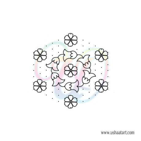 Flower Kolam 69