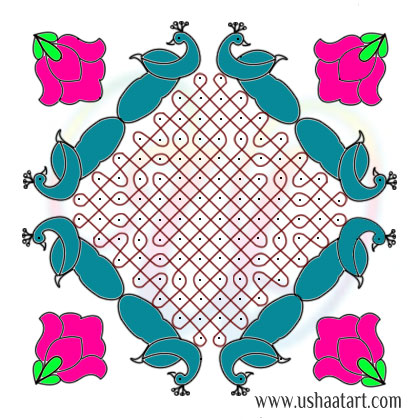 Flower Kolam 76