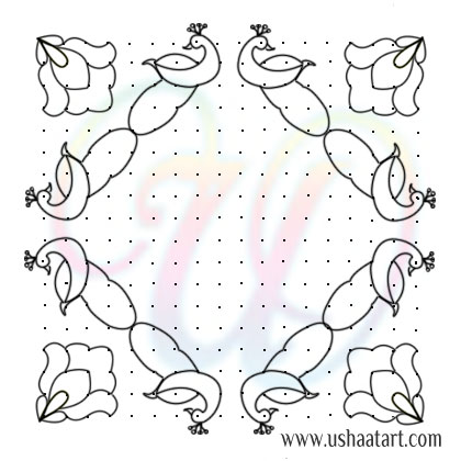 Flower Kolam 76