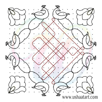 Flower Kolam 76