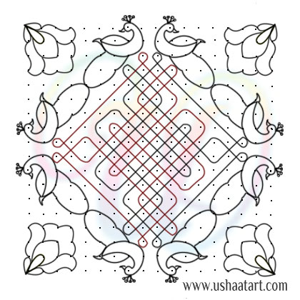 Flower Kolam 76