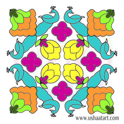 Flower Kolam 79