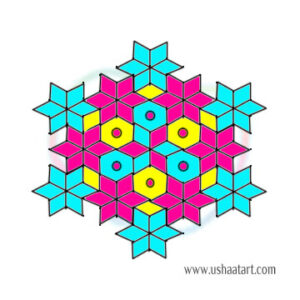 Flower Kolam 84 