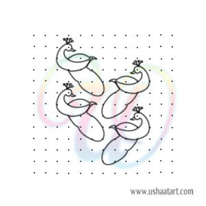 Peacock Kolam 11