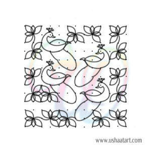Peacock Kolam 11