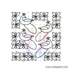 Peacock Kolam 11