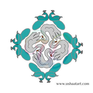 Peacock Kolam 12