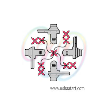 Shiva Lingam Kolam 4