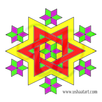 Star Kolam 16