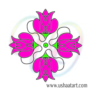 Flower Kolam 90
