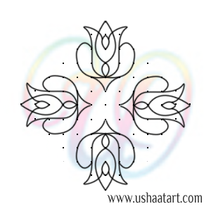 Flower Kolam 90
