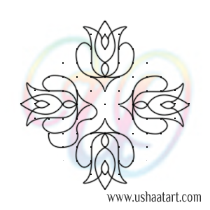 Flower Kolam 90