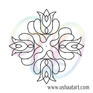Flower Kolam 90