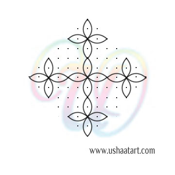 Flower Kolam 91
