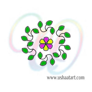 Flower Kolam95