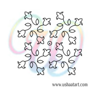 Flower Kolam 97