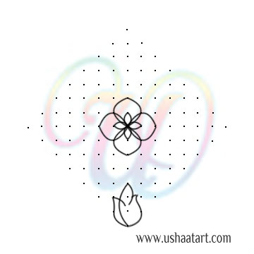Flower Kolam 103