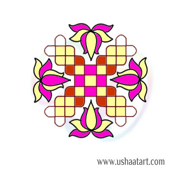 Flower Kolam 101