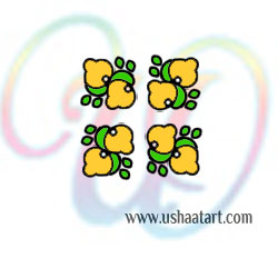 Flower Kolam 106